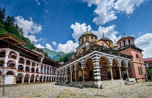 Rila monastery, a famous monastery in Bulgaria. photo