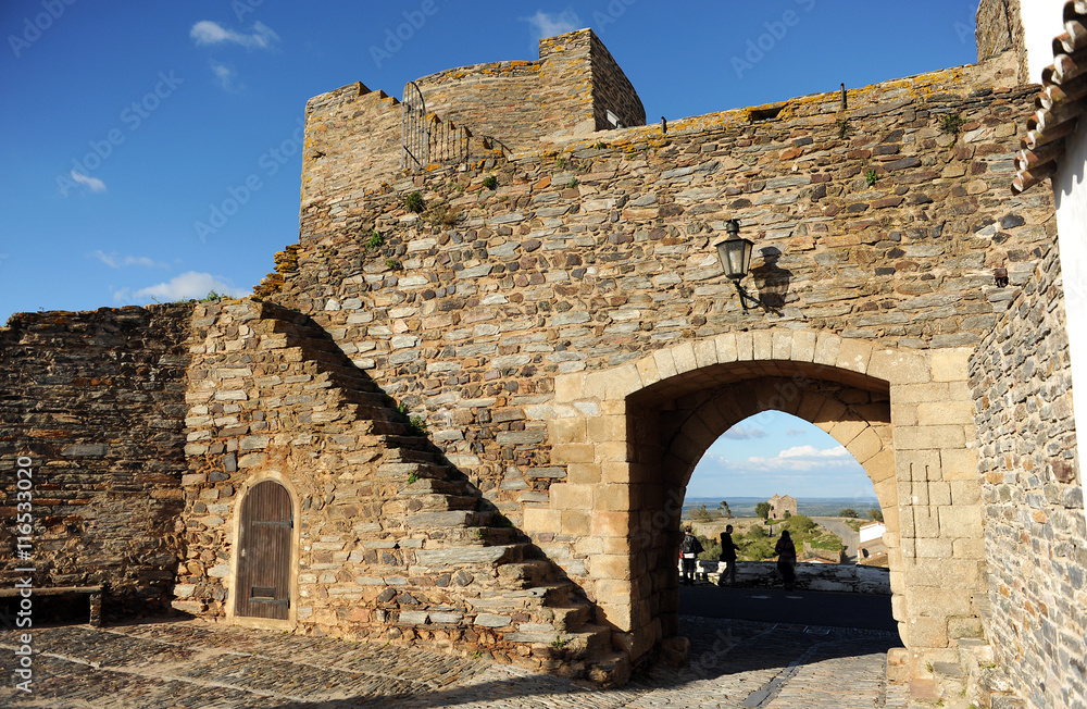 Gateway of the Castle, Monsaraz, Alentejo, Portugal, Southern Europe