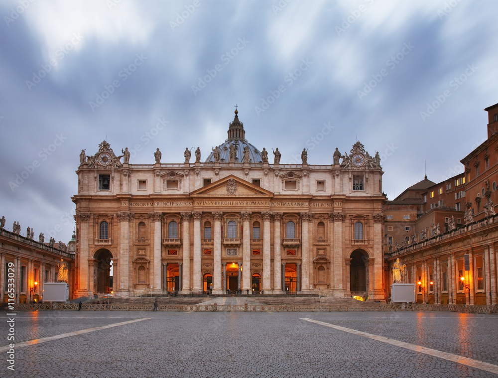 Basilica of St. Peter. Vatican City