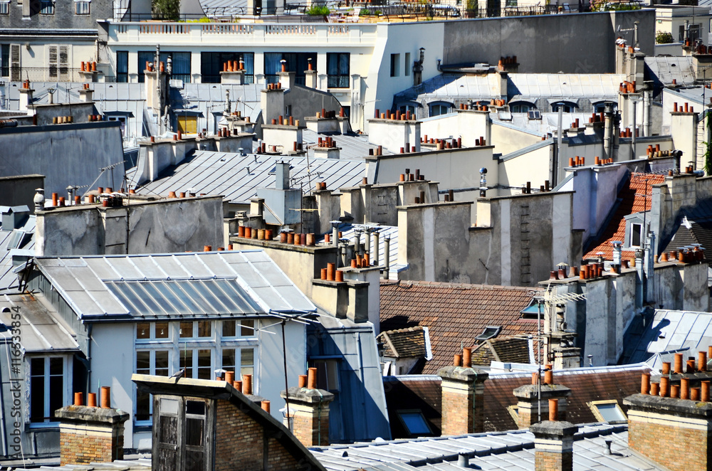 Naklejka premium immobilier parisien