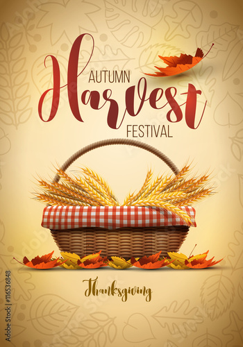 Harvest Festival Poster Design