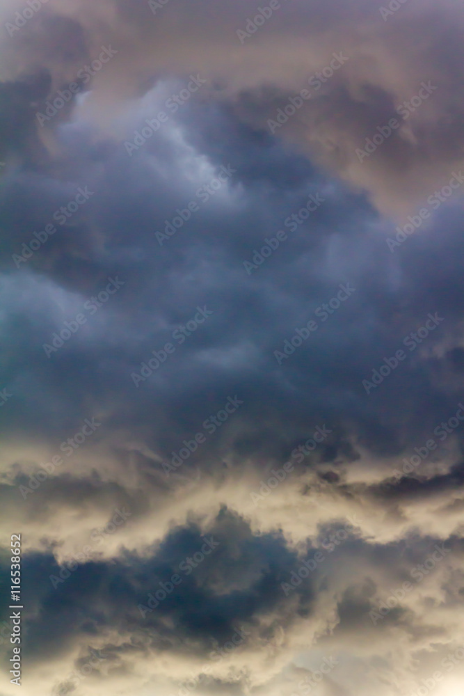 Obraz premium Black clouds when rain is come