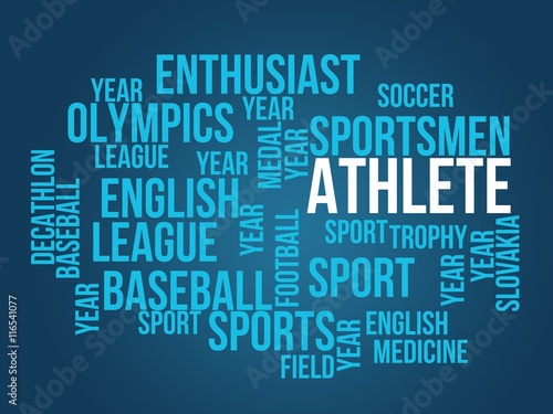 Canvas Print athlete