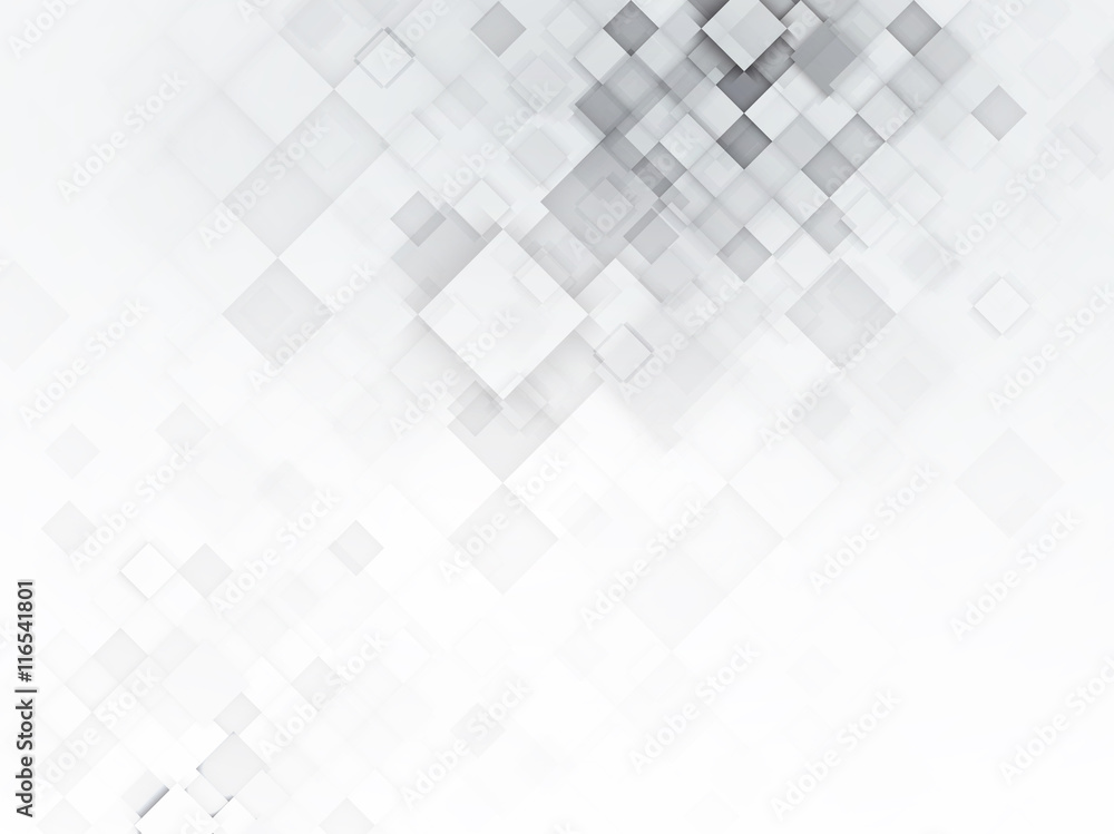 Gray abstract geometric square background for design template