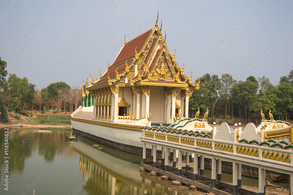 Naklejka premium Wat Ban Na Muang, Ubon Ratchathani province, Thailand