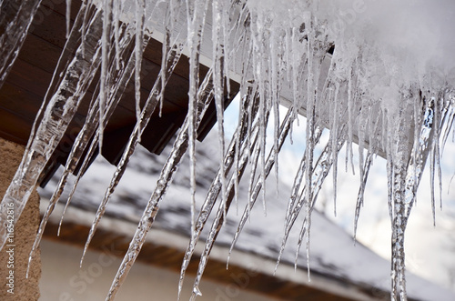 Stalactites de glace photo