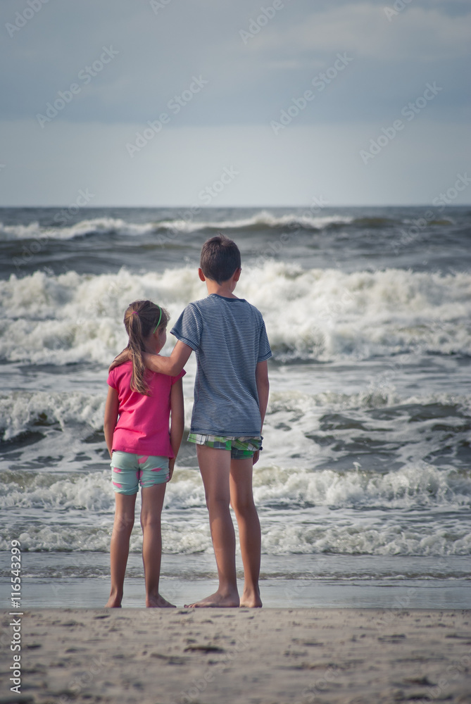 Dzieci na plaży 