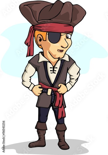 Cartoon pirate