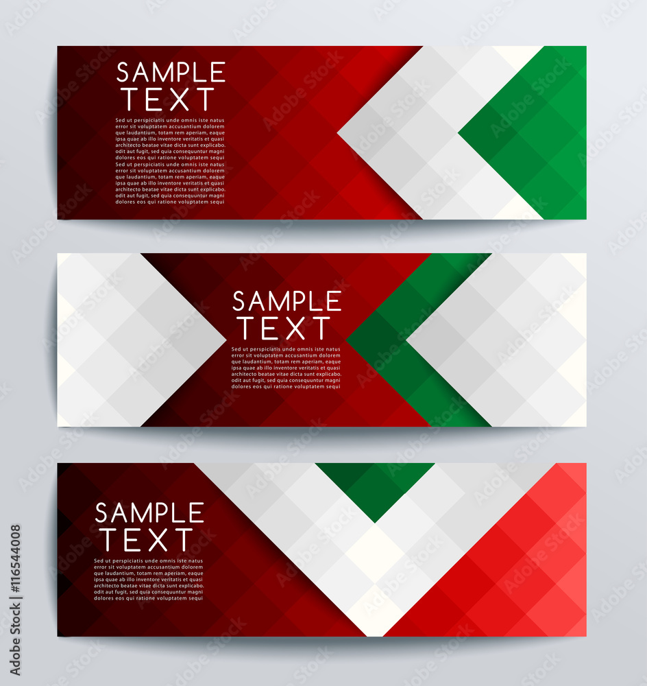 Obraz premium Abstract Flag Background : Vector Illustration