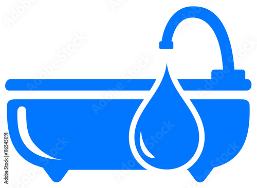 blue bathroom symbol