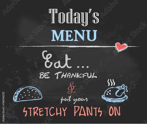 Be thankful vector design / Happy thanksgiving day