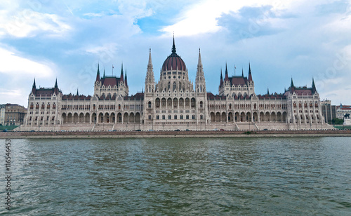 Hungarian Parliament Building in Budapest.