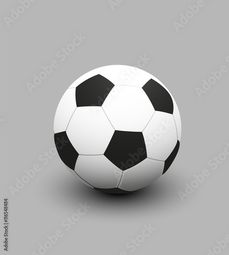 Soccer ball. Vector