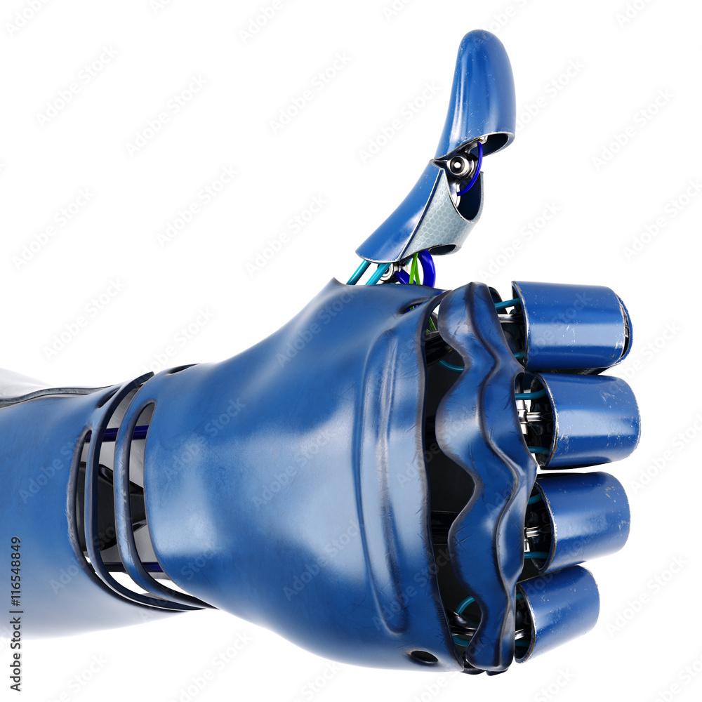 thumbs up robot arm