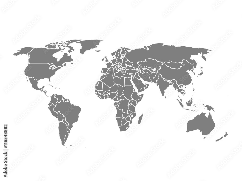 Fototapeta premium Political World Map