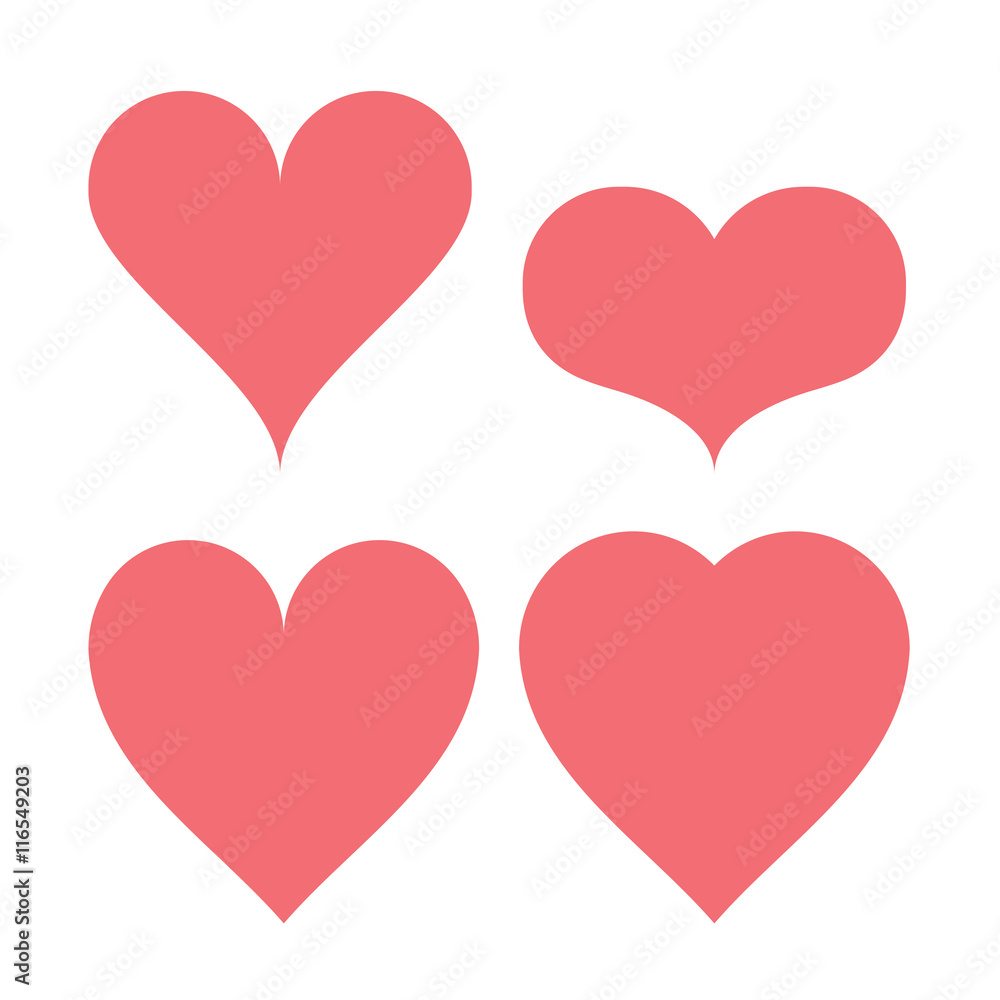 Heart shapes Heart shapes