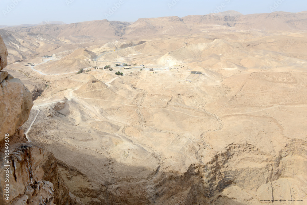 Израиль, Крепость Масада, вид на горы