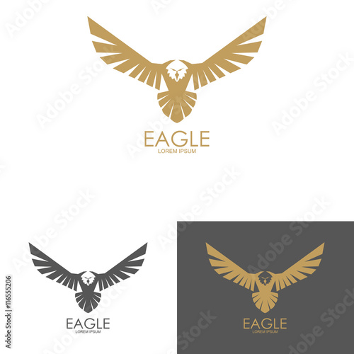eagle mark isolated on white background.