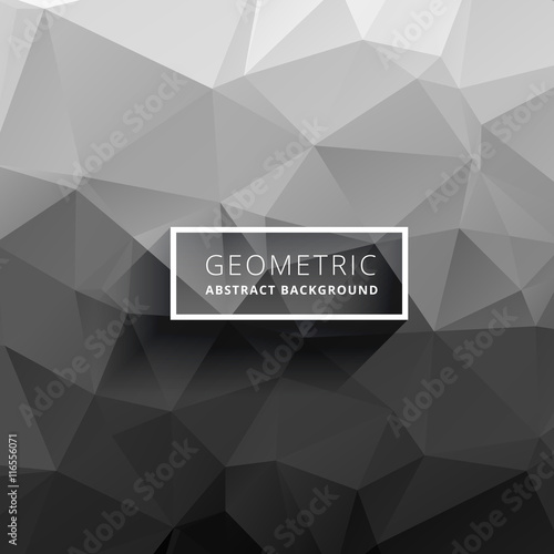 gray white polygonal background