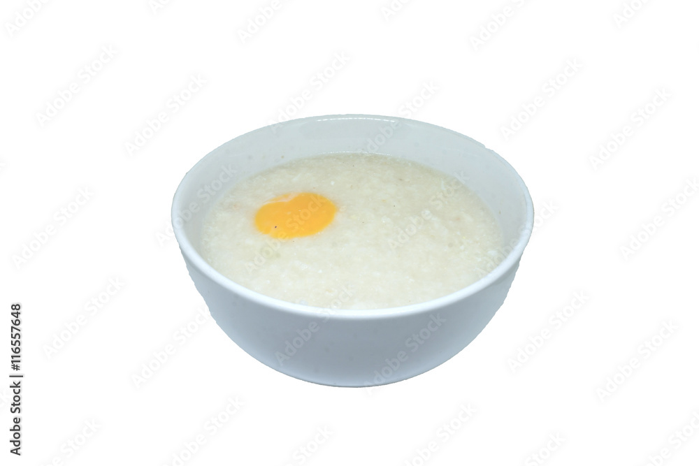 Rice porridge and yolk, no vegetable. Rice porridge and yolk, no vegetable.