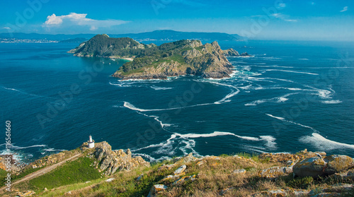 Nice view on the ocean with mountains