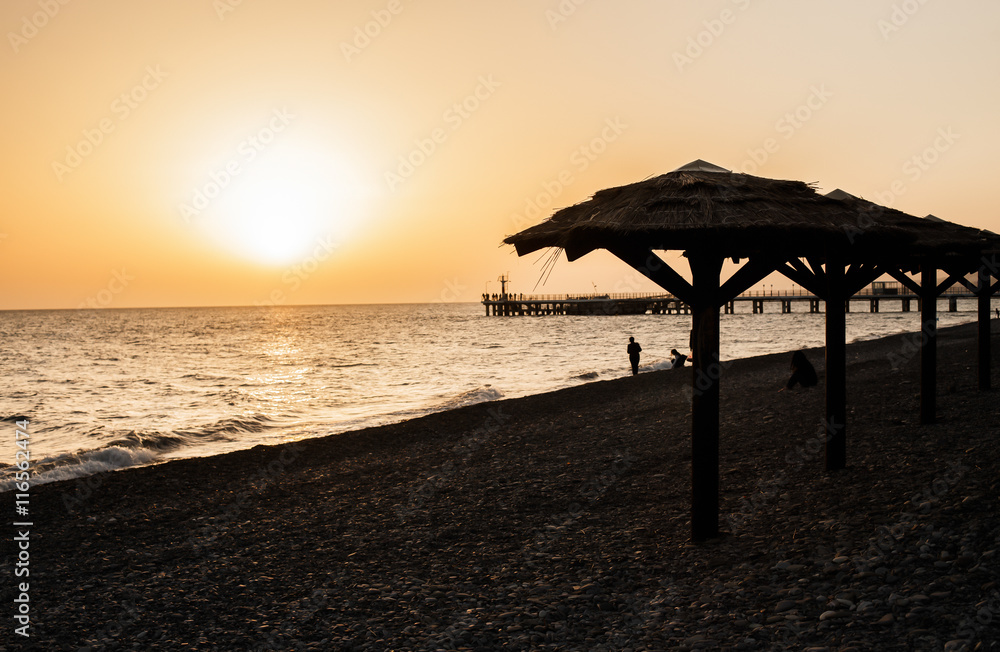 Sunset on the Black Sea