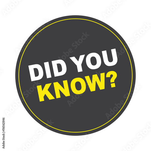 did you know button