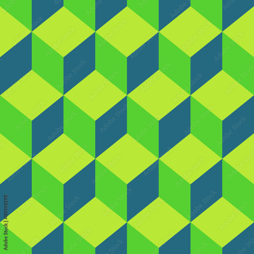 Seamless pattern vector cube art Seamless pattern vector cube art