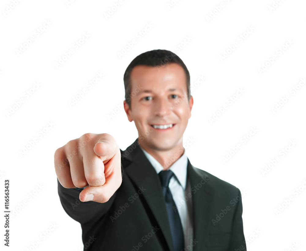Pointing Businessman Pointing Businessman
