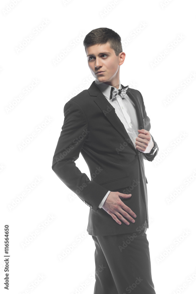 Portrait of a young businessman isolated on white background Portrait of a young businessman isolated on white background