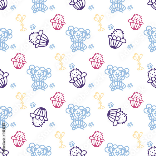 Seamless Floral Pattern for Patchwork