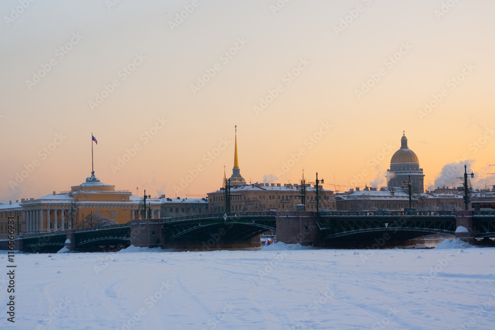 Obraz premium Russia. Saint Petersburg. Winter. the Cabinet of curiosities