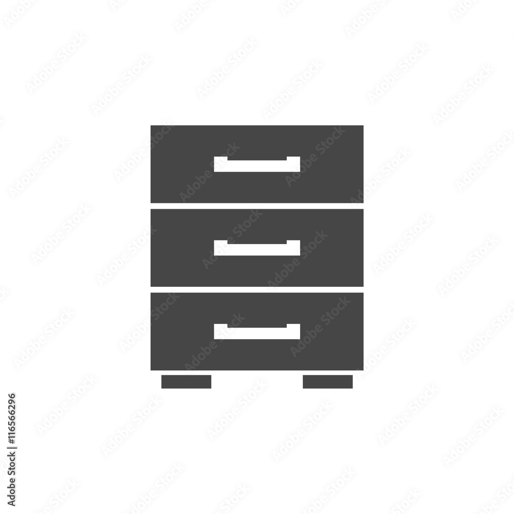 Drawer Icon Vector Drawer Icon Vector