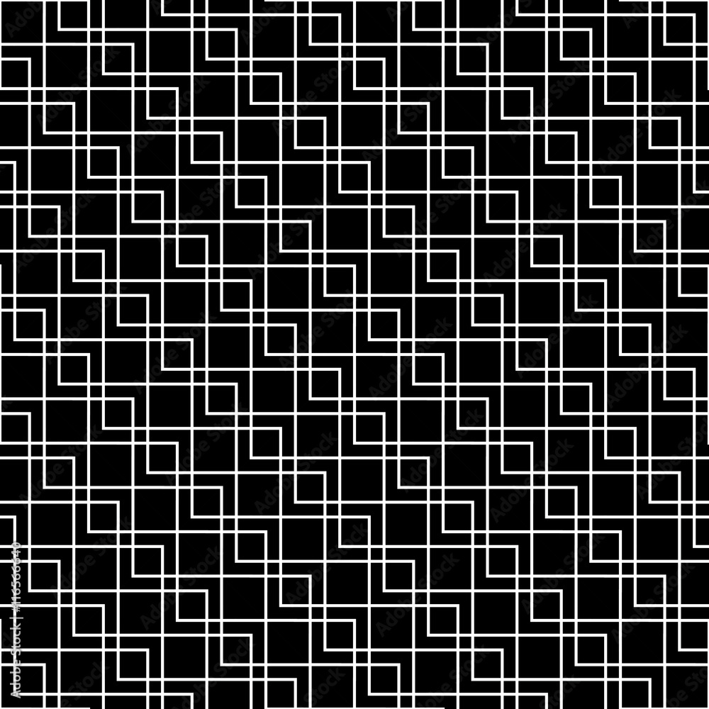 Abstract geometric black and white hipster fashion pillow grid pattern Abstract geometric black and white hipster fashion pillow grid pattern