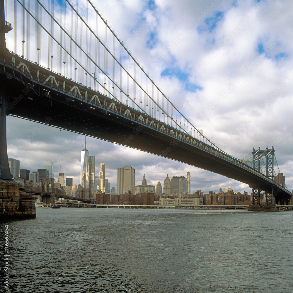 Fototapeta premium Manhattan Bridge.
