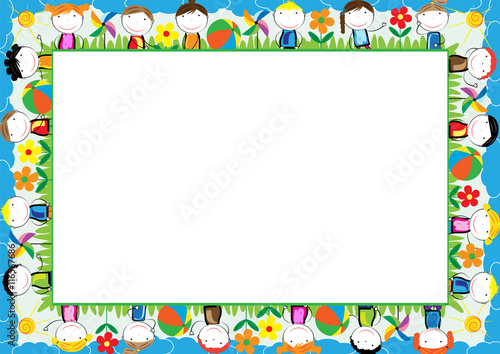 Colored frame for kids