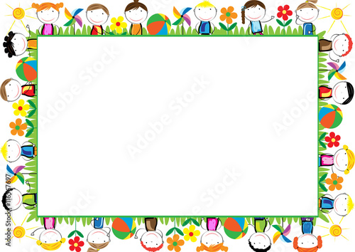 Colored frame for children