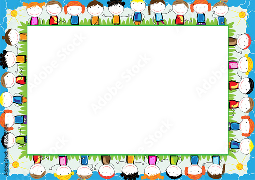 Colored frame for kids