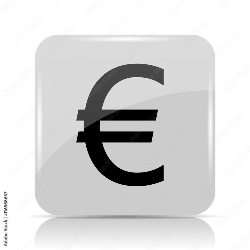 Obraz premium Euro icon