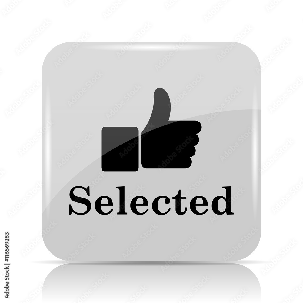 Obraz premium Selected icon