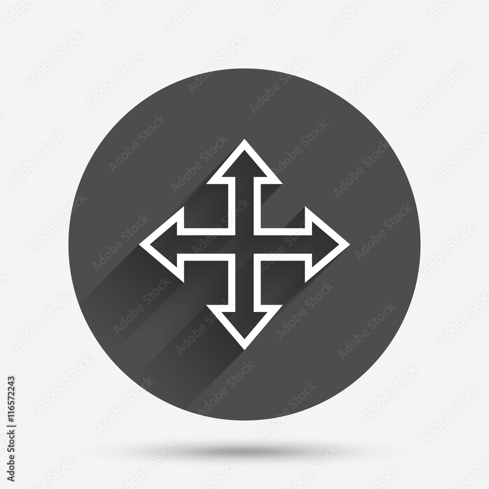 Obraz premium Fullscreen sign icon. Arrows symbol.