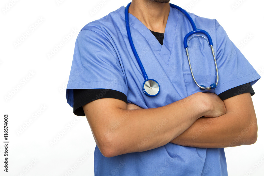 Hispanic doctor or nurse. Healthcare provider. Hispanic doctor or nurse. Healthcare provider.