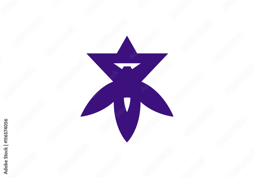 Obraz premium Takatsuki city flag