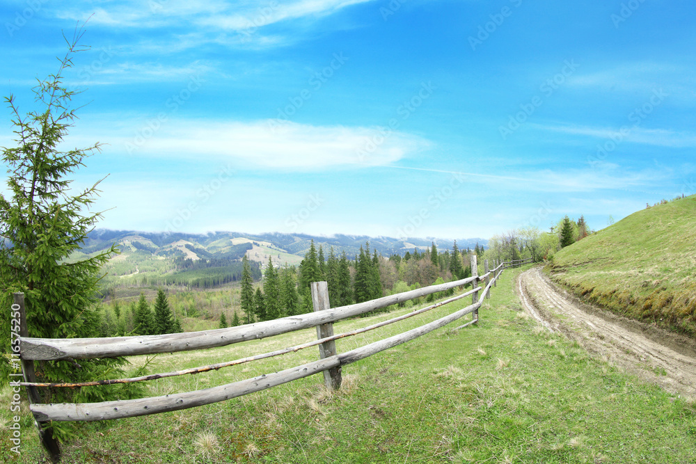 Fototapeta premium Road in mountains