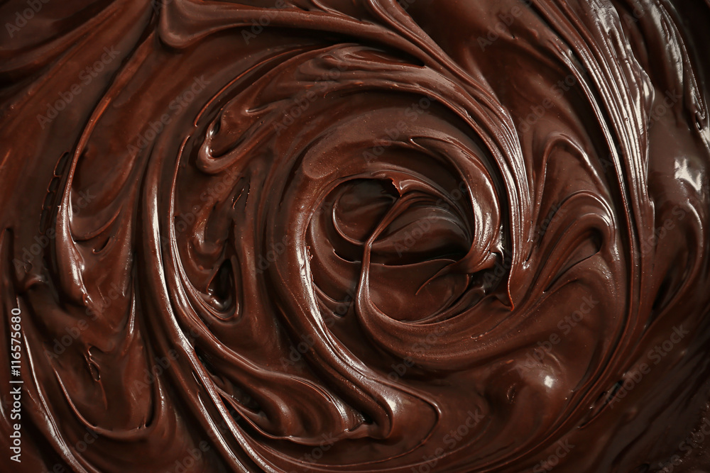 Melted chocolate background Melted chocolate background