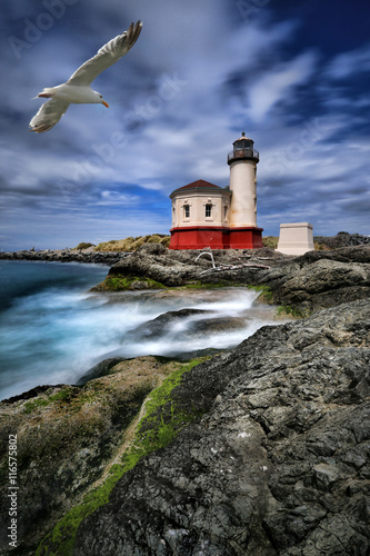 Image of a Lighthouse in Oregon, USA photo