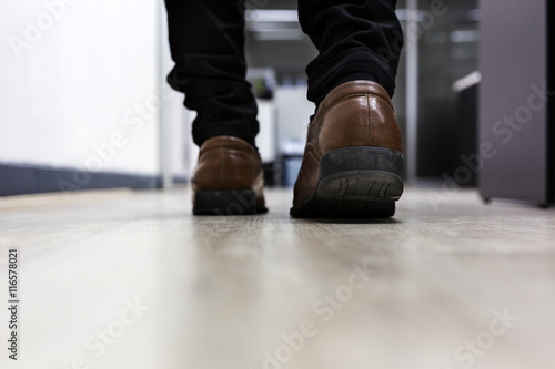 Half leg Walking in the office 