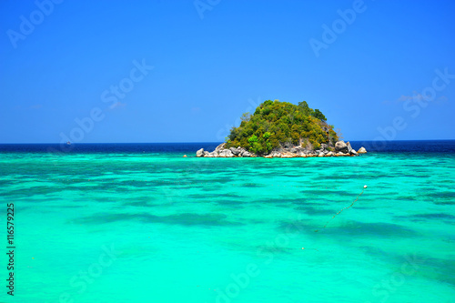 Beautiful Sea on Tropical Islands