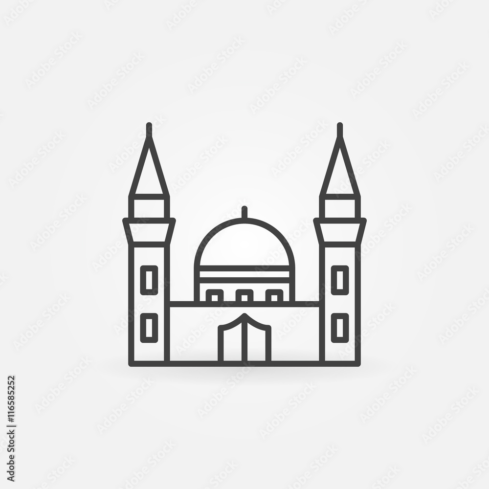 custom made wallpaper toronto digitalMosque building icon