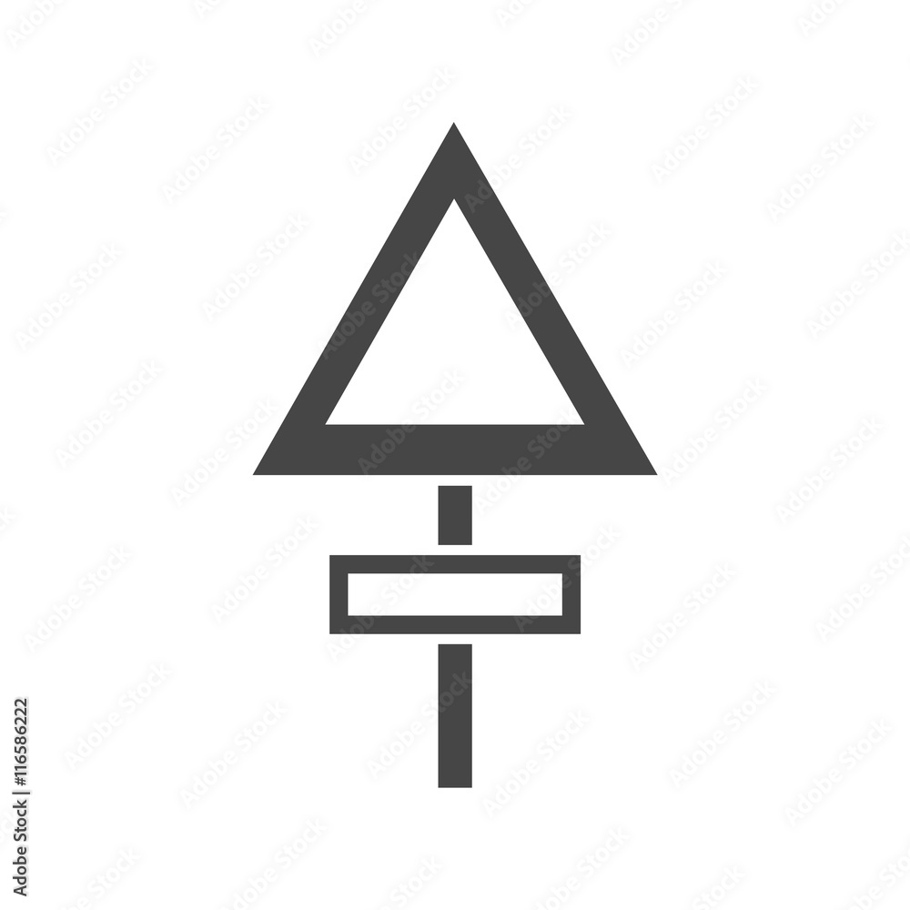 Road sign Icon Vector Road sign Icon Vector